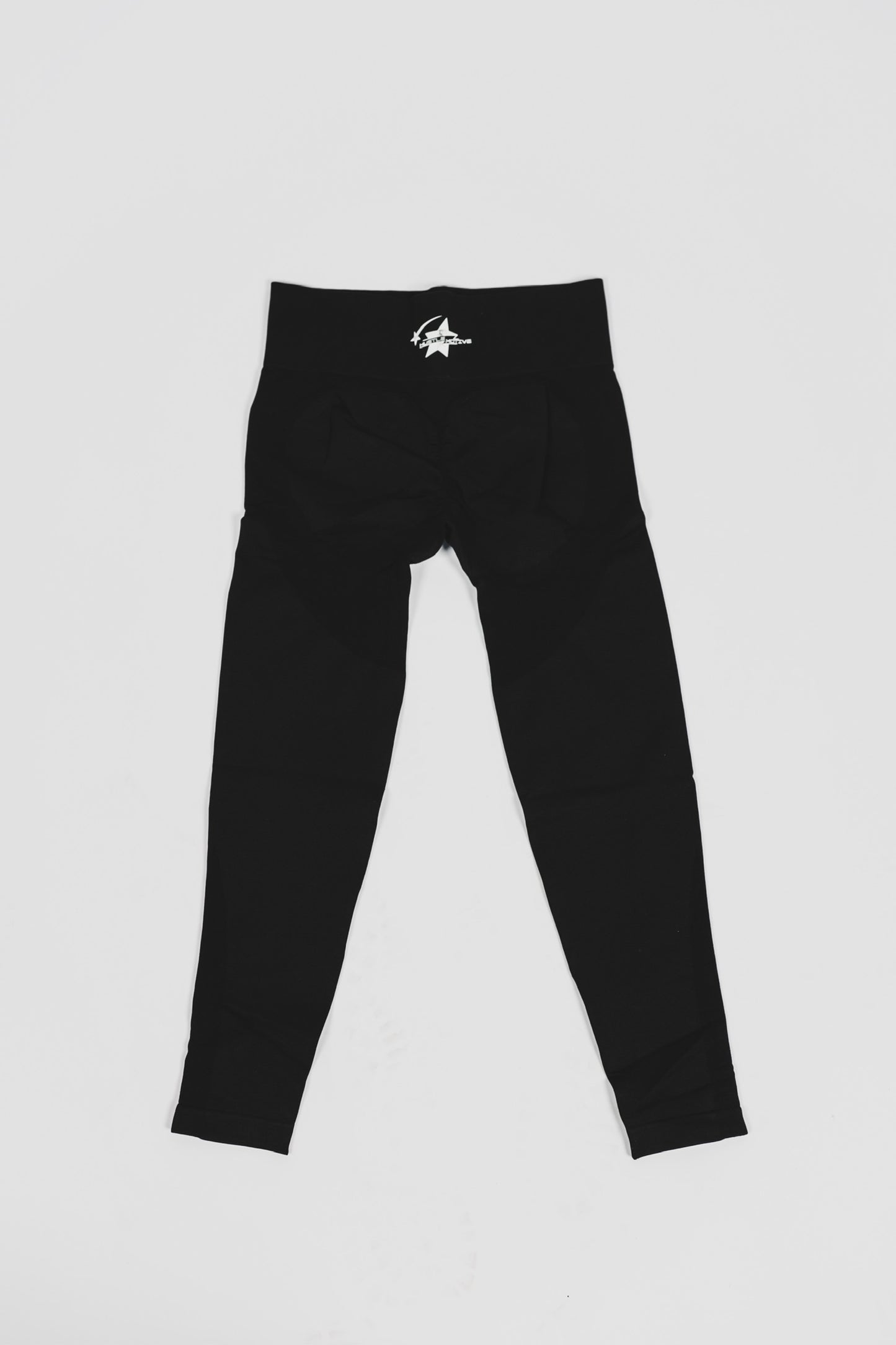 Hustle motive black womens leggings